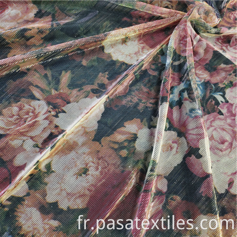 Multicolorafrican tulle lace fabrics 